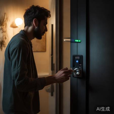 勤查指纹锁,安全伴左右。