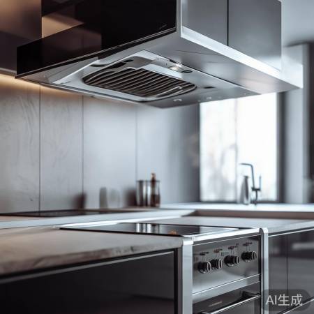 集成灶理想排烟高70-80cm