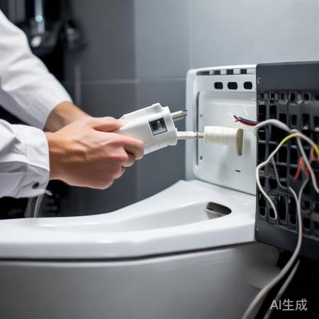 “喷枪接线入马桶盒，查说明书辨