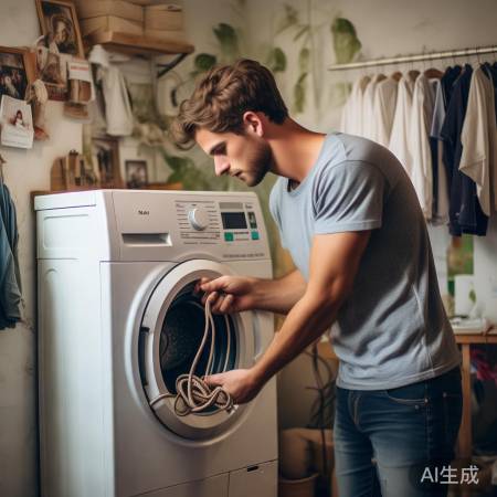 检查洗衣机电源线，防破损隐患