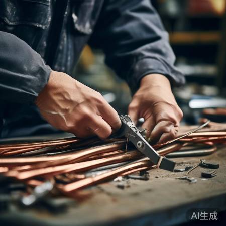 剥线：用钳子剥去电源线绝缘层，